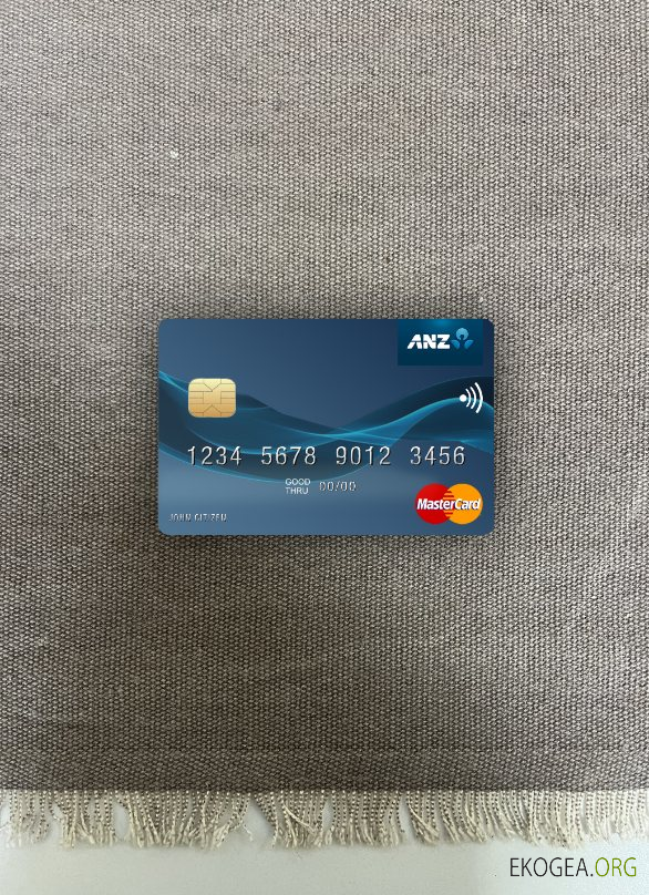 Samoa ANZ Bank mastercard photolook recto